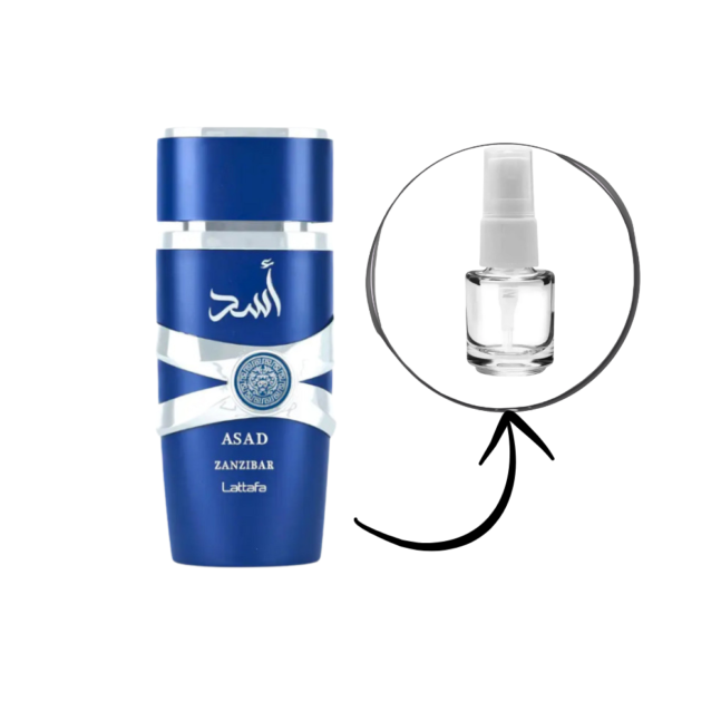 Decant Lattafa - Asad Zanzibar 5ml e 10ml